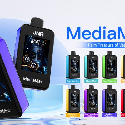 JNR Media Max 40K(40000) Puffs 2.4-Inch Large screen and phone function 5% Nicotine 21mL E-liquid Disposable Vape