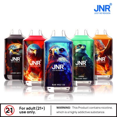 JNR Falcon Crystal 16K(16000) Puffs LED Display 2% 5% Nicotine 22ml E-liquid 850mAh Rechargeable Battery disposable vape