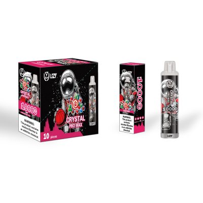 UZY Crystal Pro Max 10K(10000) Puffs 16.0ML e-Liquid 650mAh battery Rechargeable 2%-5% Nicotine Disposable Vape