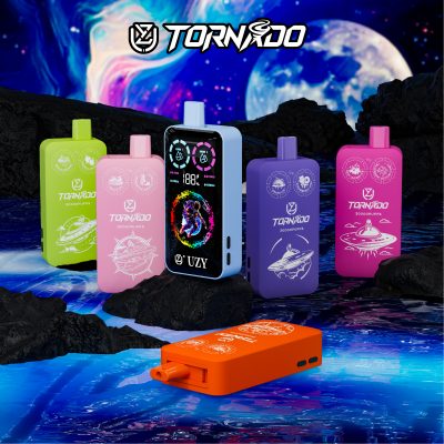 UZY TORNADO 30K(30000) Puffs (Double Flavors) Smart LCD Display 40mL e-liquid  2% or 5% Nicotine 850mAh battery Disposable Vape