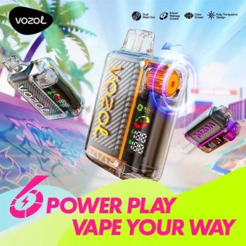 Vozol Vista 20K(20000) Puffs LCD Screen 24mL E-liquid 5% Nicotine USB Type-C Charging Disposable Vape