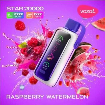 Vozol STAR 20K(20000) Puffs Full-Screen Display 24mL E-liquid 5% (50mg) Nicotine USB Type-C Charging Disposable Vape