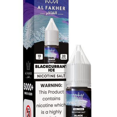 Black Currant Ice 20MG Strengths 10ML 5000+ Nic Salt E-LIQUIDS by Al Fakher
