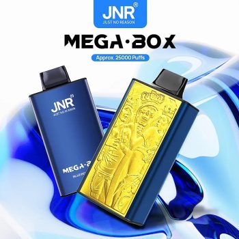JNR Mega Box 25K(25000) Puffs 3D Texture 2% 5% Nicotine 30ML E-liquid 850mAh Powerbank Battery Disposable Vape