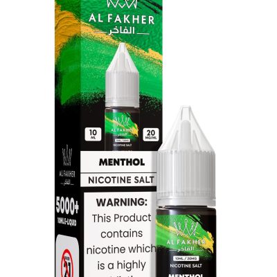 Menthol 20MG Strengths 10ML 5000+ Nic Salt E-LIQUIDS by Al Fakher