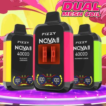 Fizzy Nova Plus 40000 Puffs Berry Zesty Blast 6-Flavor Bundle – 6pcs