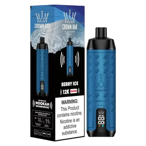 Al Fakher Crown Bar 12K (12000) Puffs 18ML E-liquid Direct-To-Lung (DTL) 750mAh Type-C Battery Disposable Vape 60 Al Fakher Crown Bar 12K (12000) Puffs 22ML E-liquid Direct-To-Lung (DTL) Leather Wrap 600mAh Type-C Battery Disposable Vape