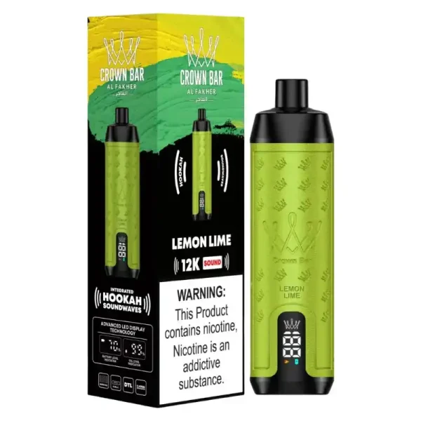 Al Fakher Crown Bar 12K (12000) Puffs 18ML E-liquid Direct-To-Lung (DTL) 750mAh Type-C Battery Disposable Vape 51 Al Fakher Crown Bar 12K (12000) Puffs 22ML E-liquid Direct-To-Lung (DTL) Leather Wrap 600mAh Type-C Battery Disposable Vape