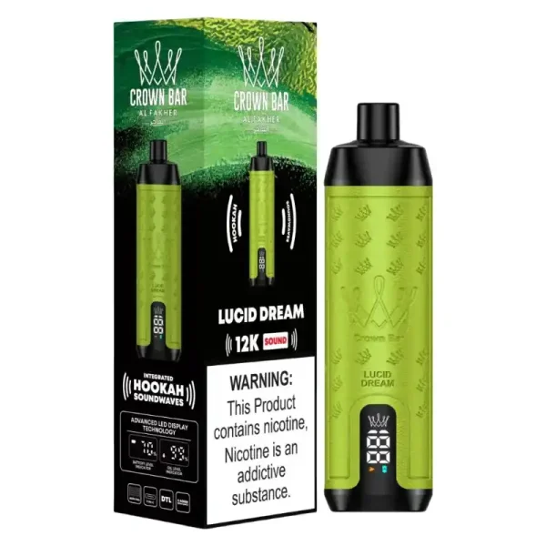 Al Fakher Crown Bar 12K (12000) Puffs 18ML E-liquid Direct-To-Lung (DTL) 750mAh Type-C Battery Disposable Vape 49 Al Fakher Crown Bar 12K (12000) Puffs 22ML E-liquid Direct-To-Lung (DTL) Leather Wrap 600mAh Type-C Battery Disposable Vape