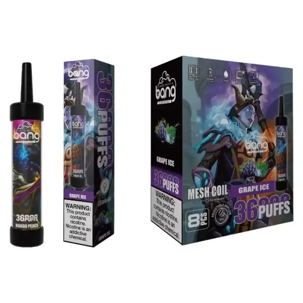 Bang 36K (36000) Puffs DTL LED Color Light 40ml E-liquid Type-C Charging 0% 2% 3% 5% Nicotine Disposable Vape Pen 10 Bang 36K (36000) Puffs DTL LED Color Light 40ml E-liquid Type-C Charging 0% 2% 3% 5% Nicotine Disposable Vape Pen new-vape.com