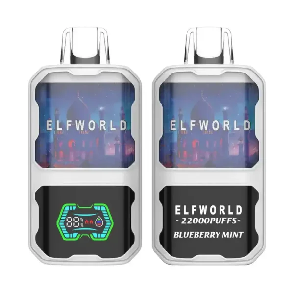 Elfworld AI 22K (22000) Puffs 3D Curved Screen 26ml E-liquid Capacity Adjustable Ariflow Display Screen Disposable Vape 32 Elfworld AI 22000 Puffs 3D Curved Screen 26ml e-liquid capacity Adjustable ariflow Display Screen Disposable Vape