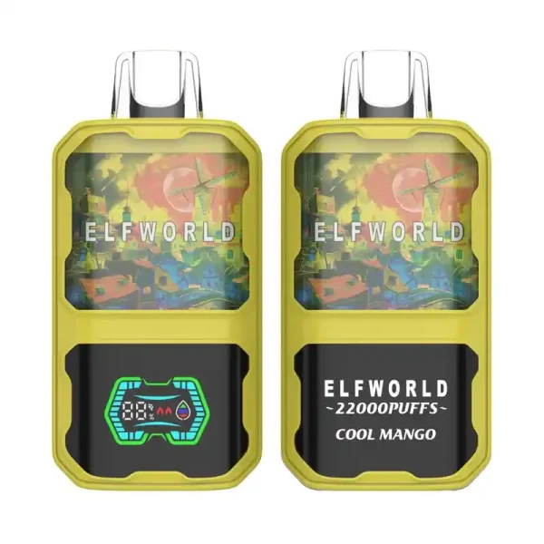 Elfworld AI 22K (22000) Puffs 3D Curved Screen 26ml E-liquid Capacity Adjustable Ariflow Display Screen Disposable Vape 31 Elfworld AI 22000 Puffs 3D Curved Screen 26ml e-liquid capacity Adjustable ariflow Display Screen Disposable Vape