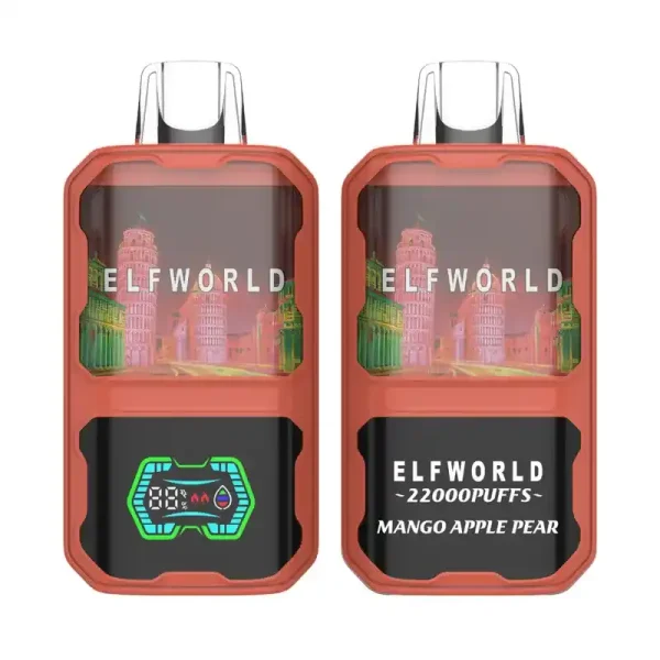 Elfworld AI 22K (22000) Puffs 3D Curved Screen 26ml E-liquid Capacity Adjustable Ariflow Display Screen Disposable Vape 28 Elfworld AI 22000 Puffs 3D Curved Screen 26ml e-liquid capacity Adjustable ariflow Display Screen Disposable Vape