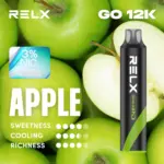 RELX Smash Go 12,000 พัฟ นิโคติน 3% แอปเปิล
