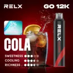 RELX Smash Go 12,000 พัฟ นิโคติน 3% โคล่า