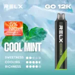 RELX Smash Go 12,000 พัฟ นิโคติน 5% มินต์เย็น