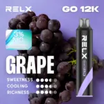 RELX Smash Go 12,000 พัฟ นิโคติน 3% องุ่น