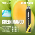 RELX Smash Go 12,000 พัฟ นิโคติน 3% มะม่วงเขียว