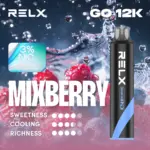 RELX Smash Go 12,000 พัฟ นิโคติน 3% มิกซ์เบอร์รี่