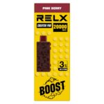 RELX Creator Boost Pod สูบได้ 20,000 ครั้ง นิโคติน 3% เบอร์รี่สีชมพู
