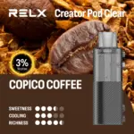 RELX Creator Pod Clear นิโคติน 3% กาแฟโคปิโก้