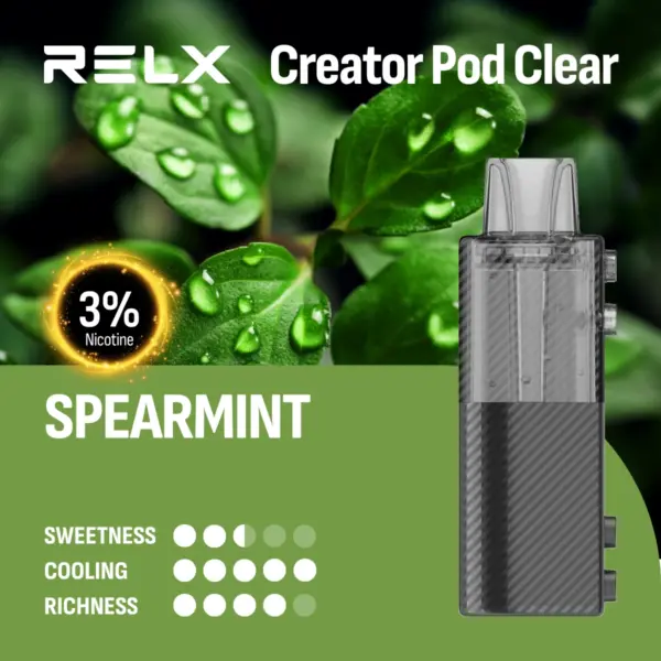 RELX Creator Pod Clear นิโคติน 3% สะระแหน่