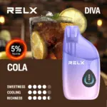RELX Diva 5% นิโคติน 30,000 พัฟ โคล่า
