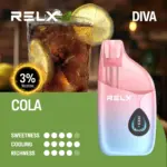 RELX Diva 3% นิโคติน 30,000 พัฟ โคล่า