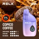 RELX Diva 5% นิโคติน 30,000 พัฟ กาแฟโคปิโก้