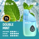 RELX Diva 3% นิโคติน 30,000 พัฟ ดับเบิ้ลมินต์