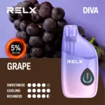 RELX Diva 5% นิโคติน 30,000 พัฟ องุ่น