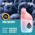 RELX Diva 3% นิโคติน 30,000 พัฟ มิกซ์เบอร์รี่