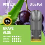 RELX Ultra Pod นิโคติน 3% องุ่นว่านหางจระเข้