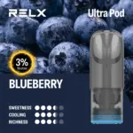 RELX Ultra Pod นิโคติน 3% บลูเบอร์รี่