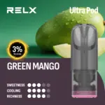 RELX Ultra Pod นิโคติน 3% มะม่วงเขียว