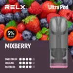 RELX Ultra Pod นิโคติน 5% มิกซ์เบอร์รี่